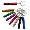 Aluminum Whistle Key Ring